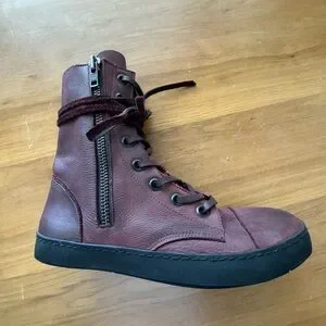 BLAMO Heathen Men’s 9 soft leather high tops zip tire soles handmade Indonesia How to Care for Your Leather Boots - blamo.store main image 3